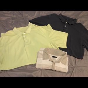 🎉🎉🎉🎉Qty 3 mens polo shirts